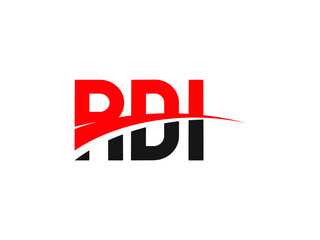 RDI Letter Initial Logo Design Vector Illustration