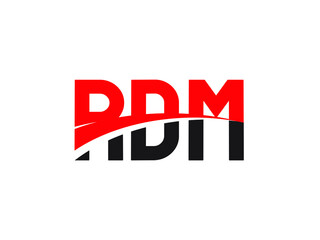 RDM Letter Initial Logo Design Vector Illustration