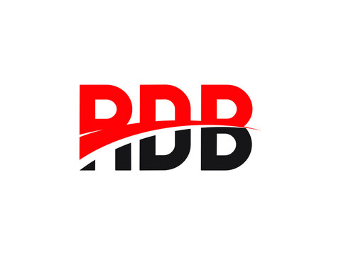 RDB Letter Initial Logo Design Vector Illustration