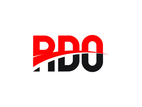 RDO Letter Initial Logo Design Vector Illustration