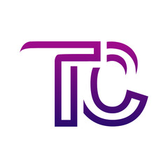 Creative TC logo icon design