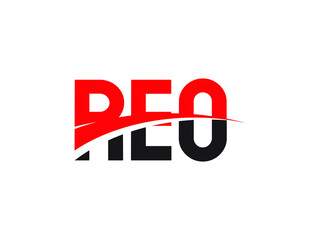REO Letter Initial Logo Design Vector Illustration