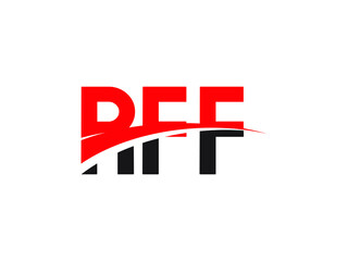 RFF Letter Initial Logo Design Vector Illustration