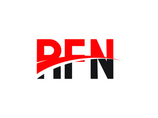 RFN Letter Initial Logo Design Vector Illustration