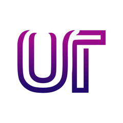 Creative UT logo icon design