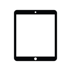 tablet pc with blank screen
