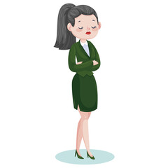 Business lady icon vector illustration design