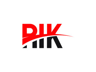 RIK Letter Initial Logo Design Vector Illustration