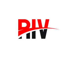RIV Letter Initial Logo Design Vector Illustration