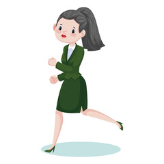 Business lady icon vector illustration design