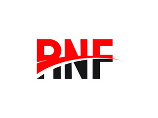 RNF Letter Initial Logo Design Vector Illustration