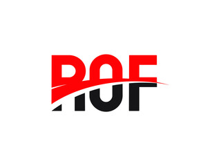 ROF Letter Initial Logo Design Vector Illustration