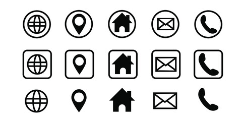 Web icon set. Website set icon vector. for computer and mobile
