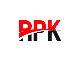 RPK Letter Initial Logo Design Vector Illustration