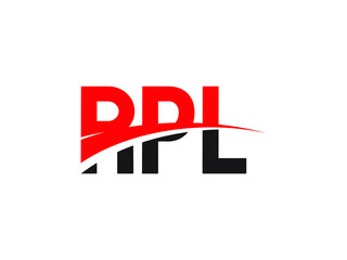 RPL Letter Initial Logo Design Vector Illustration