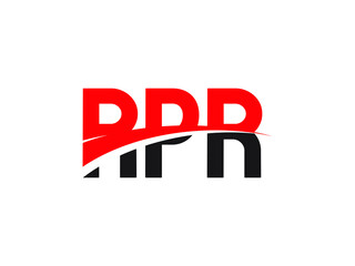 Obraz premium RPR Letter Initial Logo Design Vector Illustration