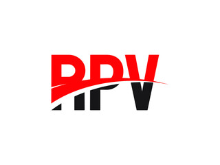 RPV Letter Initial Logo Design Vector Illustration