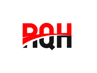 RQH Letter Initial Logo Design Vector Illustration