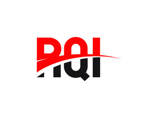 RQI Letter Initial Logo Design Vector Illustration