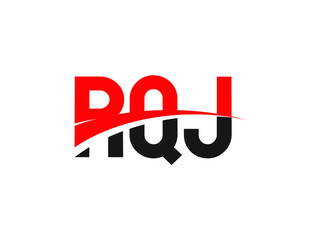 RQJ Letter Initial Logo Design Vector Illustration