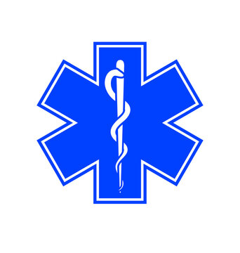 medical symbol logo rod asclepius