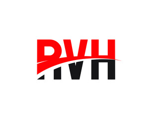 Fototapeta premium RVH Letter Initial Logo Design Vector Illustration