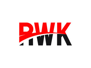 RWK Letter Initial Logo Design Vector Illustration