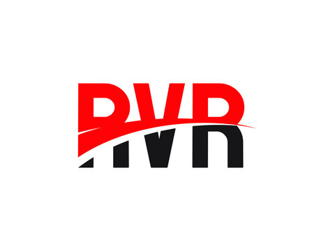 RVR Letter Initial Logo Design Vector Illustration