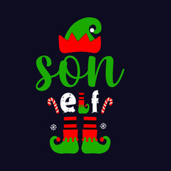 son elf t shiet desing