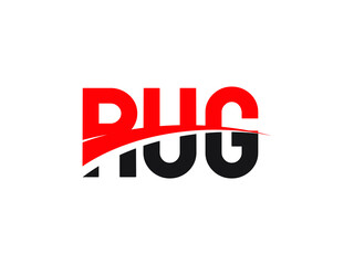 RUG Letter Initial Logo Design Vector Illustration