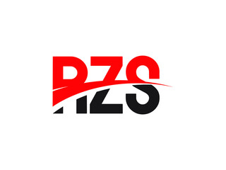 RZS Letter Initial Logo Design Vector Illustration