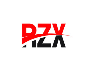 Obraz premium RZX Letter Initial Logo Design Vector Illustration