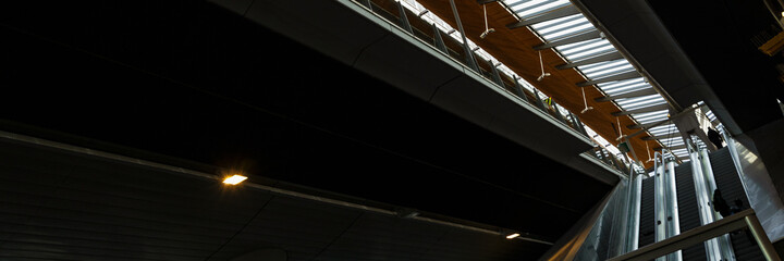 Fototapeta premium underground train station architecture