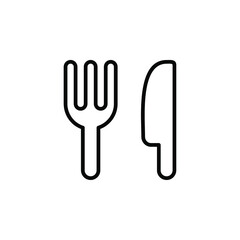 Food, eat, kitchen, restaurant line icon design concept