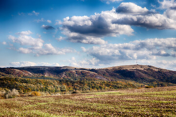 Wolken über Landschaft