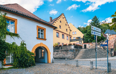 Cityscape of Kulmbach town