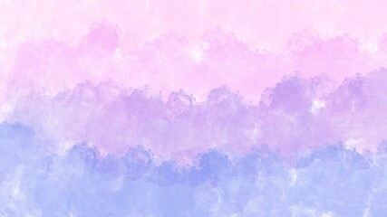 Purple and pink mixed watercolor background with space. Wallpaper art.Pastel background.