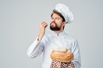 Baker Cooking bakery light background