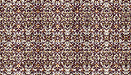 Abstract fractal pattern in afro style.