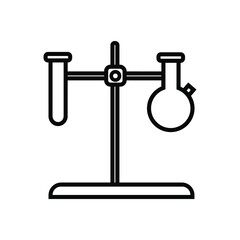 Laboratory icon vector. analyzes illustration sign. test tube symbol. chemistry logo.