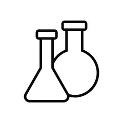 Laboratory icon vector. analyzes illustration sign. test tube symbol. chemistry logo.