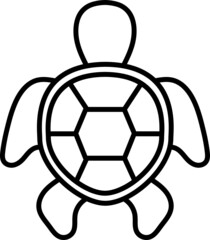 Obraz premium sea turtle icon