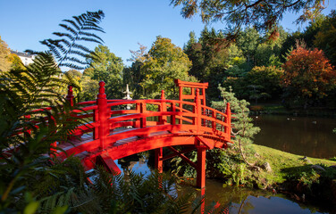 Parc oriental de Maulévrier en Anjou, France.