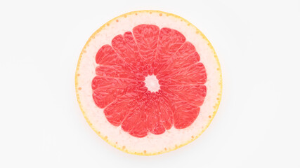 Grapefruit isolated on white background