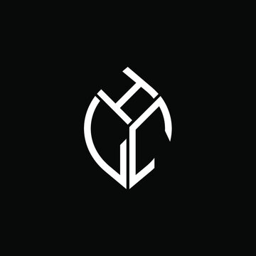 HLC letter logo creative design. HLC unique design
