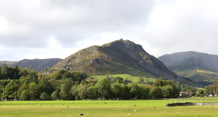 Lion and Lamb, Helm Crag. Fell near Grasmere in the English Lake District National Park.