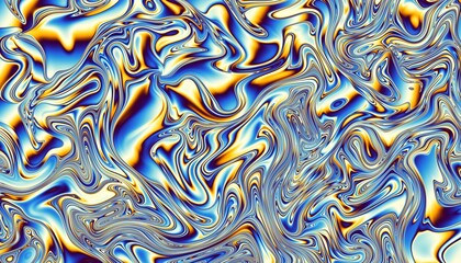 Obraz premium Wavy abstract futuristic background