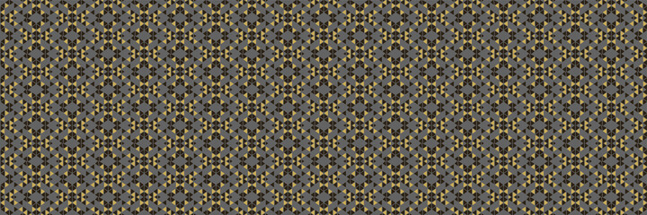 Background pattern with geometric ornament from small triangles for your design. Seamless background for wallpaper, textures. Vector illustration.