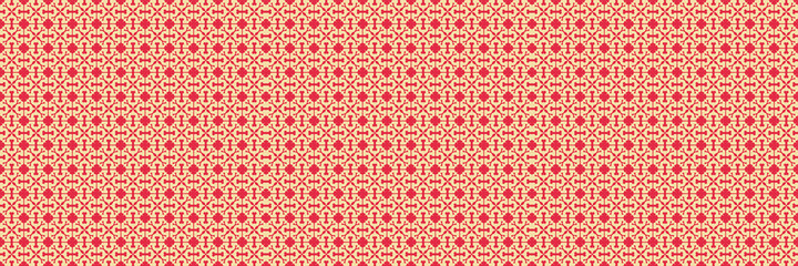 Background image with decorative pattern on a red background for your design. Seamless background for wallpaper, textures. Vector illustration.