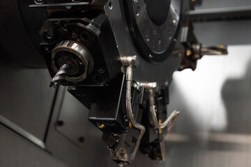 motorized turret in a cnc lathe